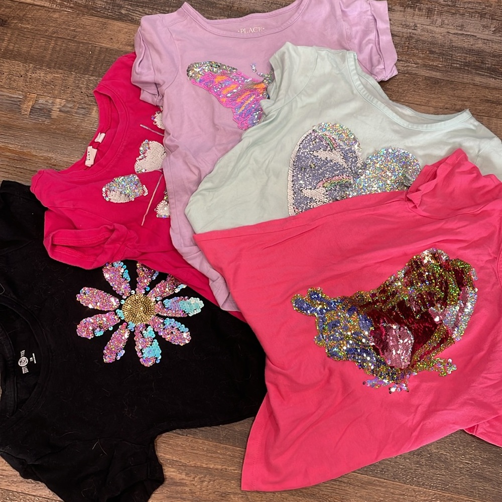 Bundle of 5 Flip Sequence Short Sleeve Shirts
